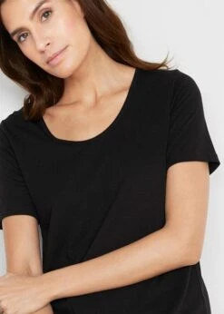 T-shirt Long Asymétrique, Manches Courtes -Venus Mode Winkel 21056634 h3IRt5xw