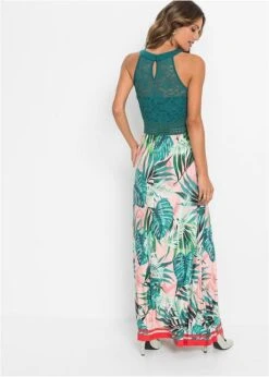 Robe Longue à Imprimé Et Dentelle 10 Robe Longue à Imprimé Et Dentelle -Venus Mode Winkel 21061509 icz4CdQW