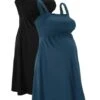 Lot De 2 Robes De Grossesse En Coton -Venus Mode Winkel 21067645 osBAd2YR