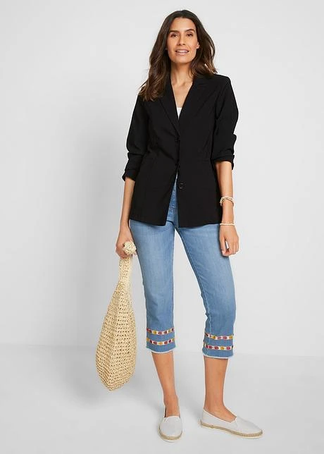 Jean 3/4 Avec Taille Confortable 6 Jean 3/4 Avec Taille Confortable - Afbeelding 4