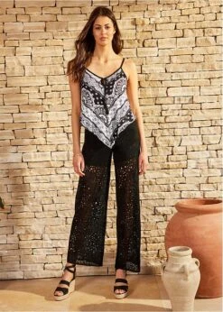 Pantalon En Maille Taille Extensible -Venus Mode Winkel 21099947 WAamidWO