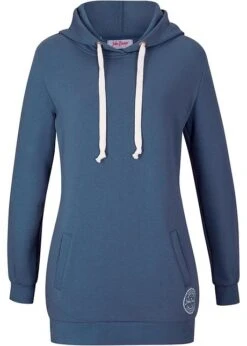 Sweat-shirt Long à Capuche, Manches Longues