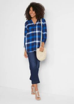 Chemisier à Carreaux, Manches 3/4 -Venus Mode Winkel 21119825 rqpgL9BU