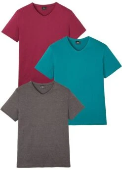 Lot De 3 T-shirts Col V -Venus Mode Winkel 21121870 UEPOLjXO
