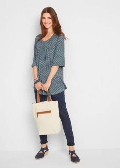 T-shirt Manches 3/4 En Viscose, Forme Trapèze 11 T-shirt Manches 3/4 En Viscose, Forme Trapèze -Venus Mode Winkel 21123402 3obDUS7U