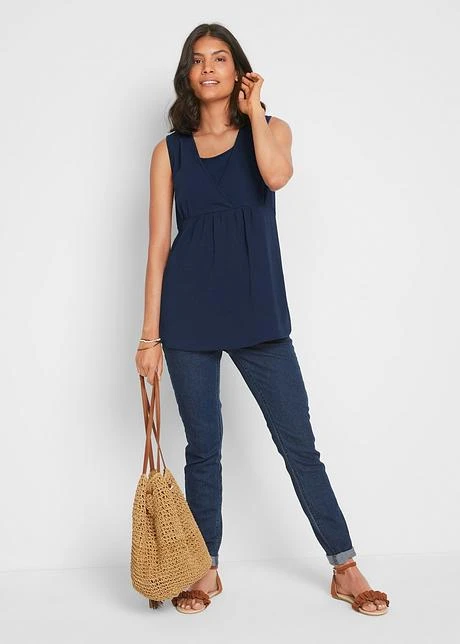 Lot De 2 Tops De Grossesse/d'allaitement 6 Lot De 2 Tops De Grossesse/d'allaitement - Afbeelding 4