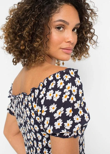 Robe Imprimée Avec Smock 8 Robe Imprimée Avec Smock - Afbeelding 6