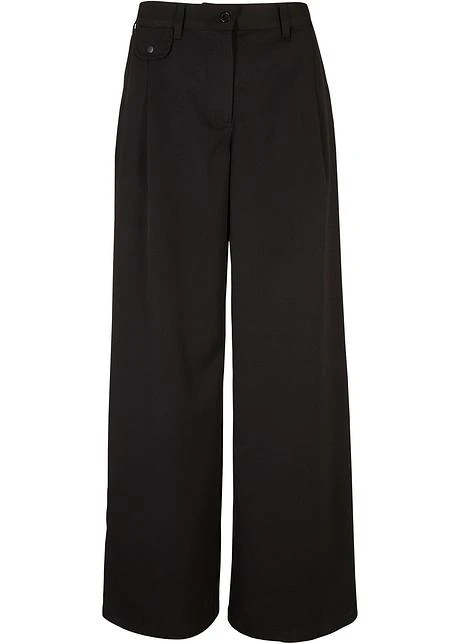 Pantalon Marlène Large Avec Taille Confortable Et Pinces 3 Pantalon Marlène Large Avec Taille Confortable Et Pinces
