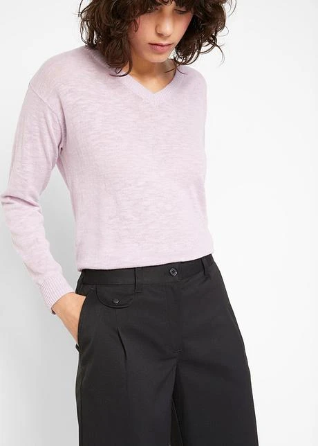 Pantalon Marlène Large Avec Taille Confortable Et Pinces 8 Pantalon Marlène Large Avec Taille Confortable Et Pinces - Afbeelding 6