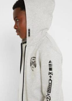 Gilet Sweat-shirt Garçon à Capuche En Coton -Venus Mode Winkel 21141148 wOBkV84k
