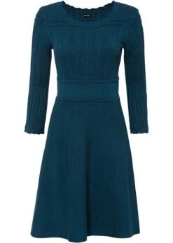 Robe En Maille à Motif Ajouré Avec Viscose