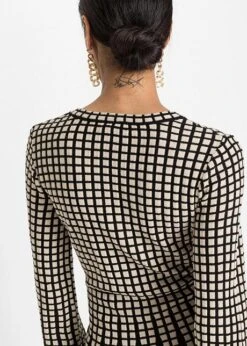 Robe En Maille Avec Jupe à Effet Plissé 13 Robe En Maille Avec Jupe à Effet Plissé -Venus Mode Winkel 21150041 du8StkTC