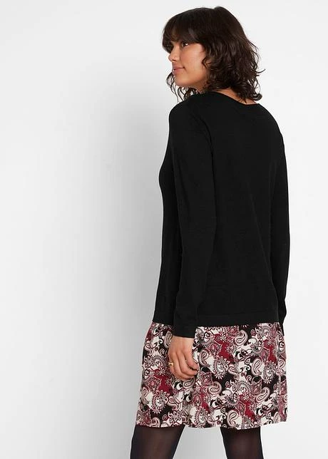 Robe De Grossesse En Maille Style 2 En 1 Avec Fonction Allaitement 5 Robe De Grossesse En Maille Style 2 En 1 Avec Fonction Allaitement - Afbeelding 3