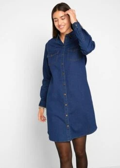Robe En Jean Avec élasthanne, Manches Longues -Venus Mode Winkel 21166424 lgYy2PJM