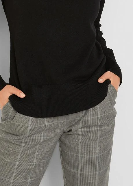 Pull Basique En Fine Maille à Col Montant 7 Pull Basique En Fine Maille à Col Montant - Afbeelding 5