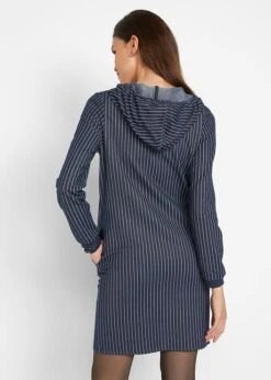 Robe Sweat Effet Jean, Rayée, Avec Capuche 11 Robe Sweat Effet Jean, Rayée, Avec Capuche -Venus Mode Winkel 21178057 4G8EipiH