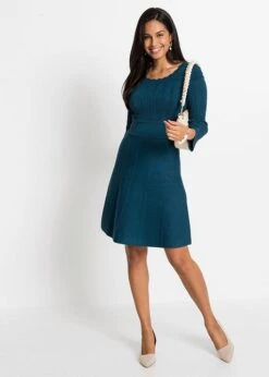 Robe En Maille à Motif Ajouré Avec Viscose -Venus Mode Winkel 21178164 9CORqeku