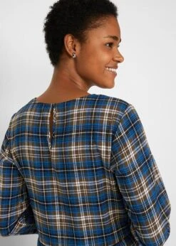 Robe Midi évasée En Flanelle Avec Volants -Venus Mode Winkel 21192033 ZrMGSZiE