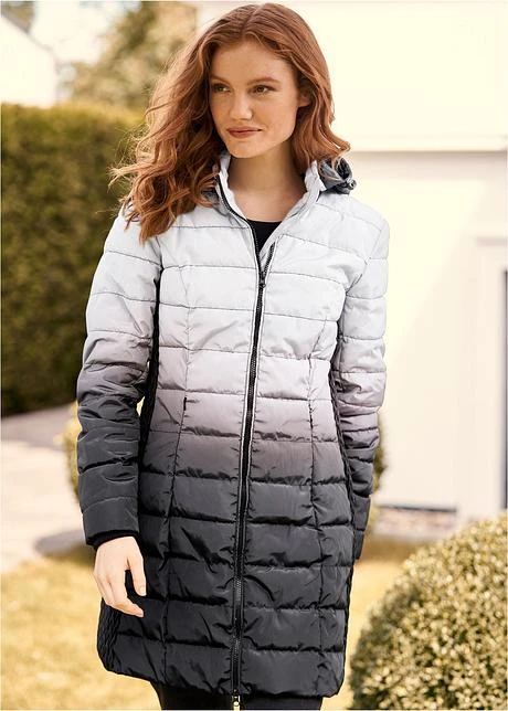 Veste Matelassée Avec Dégradé De Couleur 9 Veste Matelassée Avec Dégradé De Couleur - Afbeelding 7