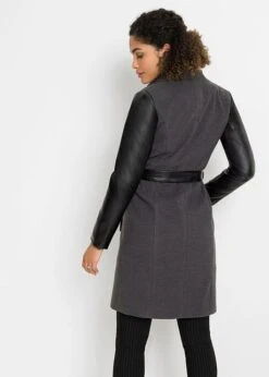 Manteau Court Avec Manches Contrastantes 11 Manteau Court Avec Manches Contrastantes -Venus Mode Winkel 21197015 mIkxoICr