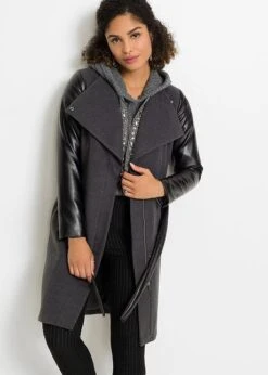 Manteau Court Avec Manches Contrastantes 10 Manteau Court Avec Manches Contrastantes -Venus Mode Winkel 21197020 tvgA9V76