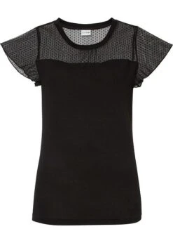 Rainbow T-shirt Extensible Avec Résille