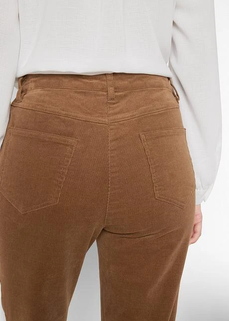 Pantalon Stretch En Velours Côtelé, Straight 8 Pantalon Stretch En Velours Côtelé, Straight - Afbeelding 6