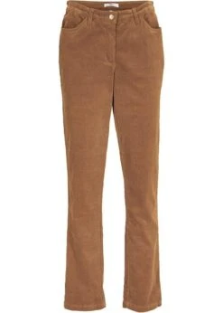 Pantalon Stretch En Velours CÎtelé, Straight