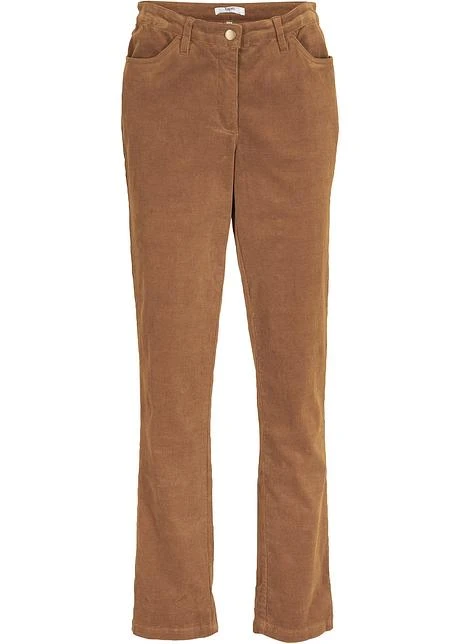 Pantalon Stretch En Velours Côtelé, Straight 3 Pantalon Stretch En Velours Côtelé, Straight