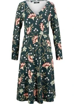 Robe Midi En Jersey De Coton Style Portefeuille -Venus Mode Winkel 21207018 A3L2dlYj