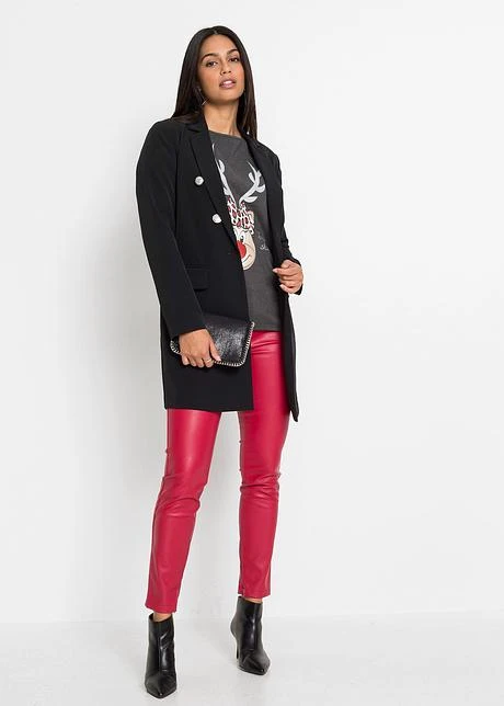 T-shirt épaules Découvertes Avec Motif De Noël 6 T-shirt épaules Découvertes Avec Motif De Noël - Afbeelding 4