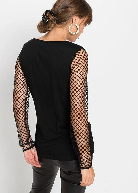 Rainbow T-shirt Manches Longues Avec Résille 5 Rainbow T-shirt Manches Longues Avec Résille - Afbeelding 3