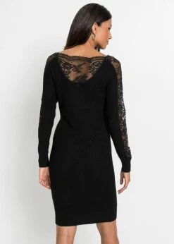 Robe En Maille à Empiècement Dentelle -Venus Mode Winkel 21214755 6ymJRuFV