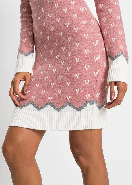 Robe En Maille à Motif Norvégien 7 Robe En Maille à Motif Norvégien - Afbeelding 5