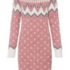 Robe En Maille à Motif Norvégien -Venus Mode Winkel 21218581 DEPji20j