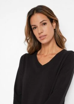 T-shirt Long De Coupe Asymétrique Avec Effet Brillant -Venus Mode Winkel 21220837 hSre3r25