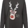 T-shirt épaules Découvertes Avec Motif De Noël -Venus Mode Winkel 21221571 LSQsxIqP