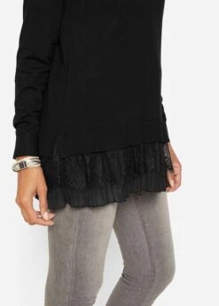 Pull En Viscose Avec Dentelle Et Plissé 12 Pull En Viscose Avec Dentelle Et Plissé -Venus Mode Winkel 21224883 z6bVQTCs