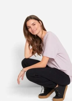 Lot De 5 T-shirts Longs Amples Col En V, Manches Courtes -Venus Mode Winkel 21253211 loyPj39G