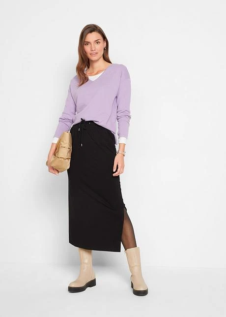 Jupe En Jersey Longueur Midi 6 Jupe En Jersey Longueur Midi - Afbeelding 4