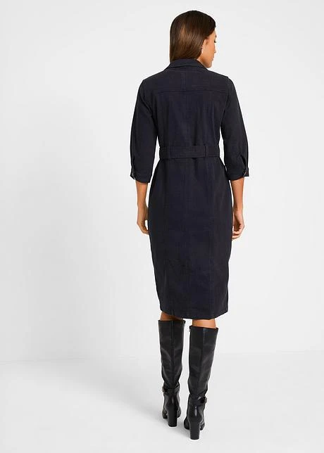 Robe Midi En Jean Avec Ceinture 5 Robe Midi En Jean Avec Ceinture - Afbeelding 3