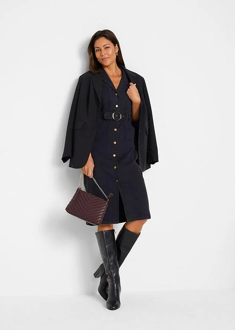 Robe Midi En Jean Avec Ceinture 6 Robe Midi En Jean Avec Ceinture - Afbeelding 4