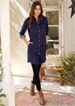 Robe En Jean Avec élasthanne, Manches Longues -Venus Mode Winkel 21262853 yemQg1l2