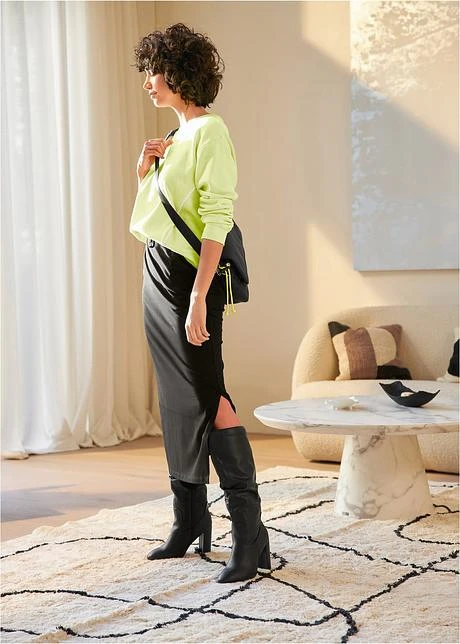 Jupe En Jersey Longueur Midi 9 Jupe En Jersey Longueur Midi - Afbeelding 7