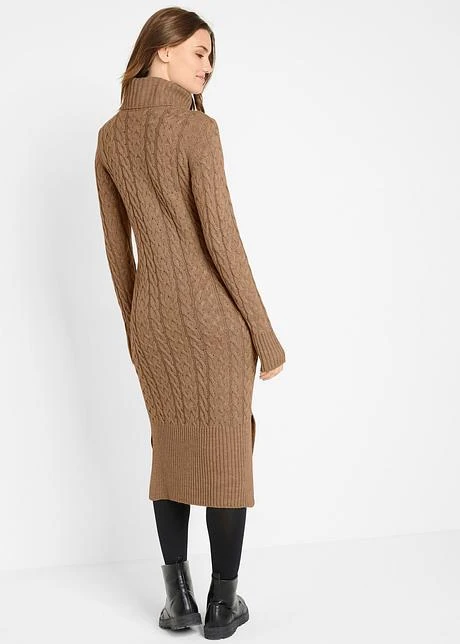 Robe En Maille Midi Structurée 5 Robe En Maille Midi Structurée - Afbeelding 3