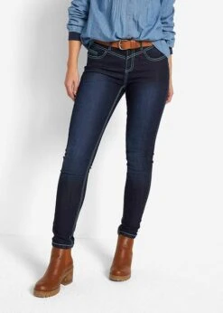 Jean Slim Stretch à Coutures Contrastantes -Venus Mode Winkel 21270454 Ul259Wfo