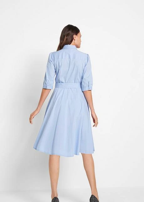 Robe-chemise à Dentelle Et Ceinture à Nouer 5 Robe-chemise à Dentelle Et Ceinture à Nouer - Afbeelding 3