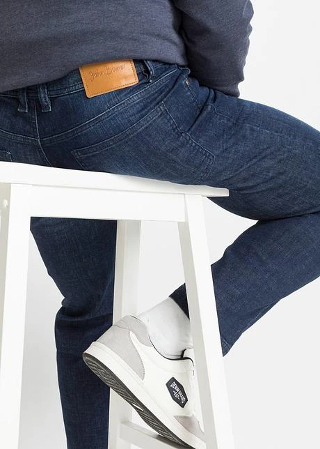 Jean Stretch Classic Fit Avec Entrejambe Renforcé, Tapered 8 Jean Stretch Classic Fit Avec Entrejambe Renforcé, Tapered - Afbeelding 6