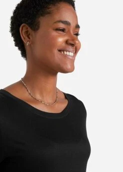 T-shirt Long à Volant, Mi-manches 13 T-shirt Long à Volant, Mi-manches -Venus Mode Winkel 21294990 NiaqkjuQ