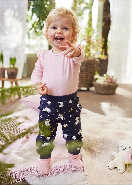 Body Manches Longues + Pantalon Sweat Bébé (Ens. 2 Pces.) Coton 6 Body Manches Longues + Pantalon Sweat Bébé (Ens. 2 Pces.) Coton - Afbeelding 4